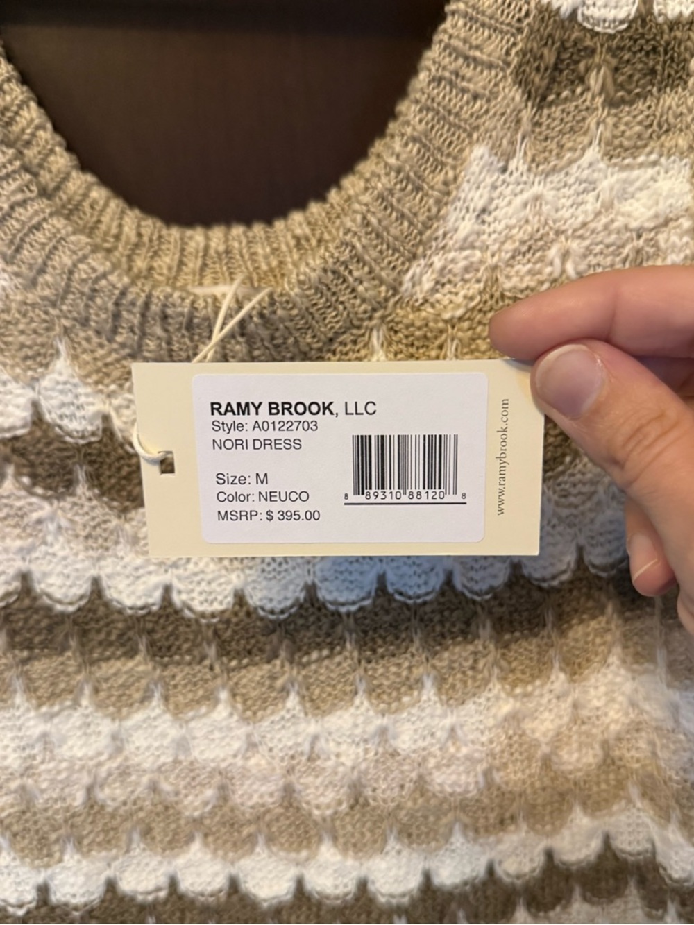 NWT Ramy Brook Nori Knit Midi Dress Medium - Picture 3 of 6